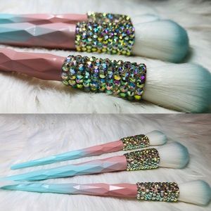 Jordan Kope Hand Blinged out Makeup Brushes